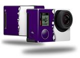 Ripped Colors Purple White - Decal Style Skin fits GoPro Hero 4 Black Camera (GOPRO SOLD SEPARATELY)