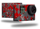WraptorCamo Old School Camouflage Camo Red - Decal Style Skin fits GoPro Hero 4 Black Camera (GOPRO SOLD SEPARATELY)