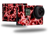 Electrify Red - Decal Style Skin fits GoPro Hero 4 Black Camera (GOPRO SOLD SEPARATELY)