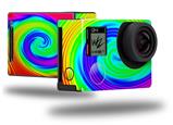 Rainbow Swirl - Decal Style Skin fits GoPro Hero 4 Black Camera (GOPRO SOLD SEPARATELY)
