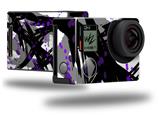 Abstract 02 Purple - Decal Style Skin fits GoPro Hero 4 Black Camera (GOPRO SOLD SEPARATELY)