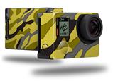Camouflage Yellow - Decal Style Skin fits GoPro Hero 4 Black Camera (GOPRO SOLD SEPARATELY)