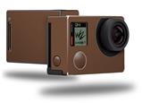 Solids Collection Chocolate Brown - Decal Style Skin fits GoPro Hero 4 Black Camera (GOPRO SOLD SEPARATELY)