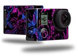 Twisted Garden Hot Pink and Blue - Decal Style Skin fits GoPro Hero 4 Black Camera (GOPRO SOLD SEPARATELY)