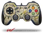 Flowers and Berries Yellow - Decal Style Skin fits Logitech F310 Gamepad Controller (CONTROLLER NOT INCLUDED)