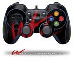 WraptorSkinz WZ on Black - Decal Style Skin fits Logitech F310 Gamepad Controller (CONTROLLER NOT INCLUDED)