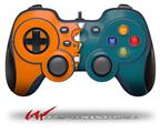 Ripped Colors Orange Seafoam Green - Decal Style Skin fits Logitech F310 Gamepad Controller (CONTROLLER NOT INCLUDED)