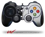 Ripped Colors Black Gray - Decal Style Skin fits Logitech F310 Gamepad Controller (CONTROLLER NOT INCLUDED)