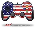 USA American Flag 01 - Decal Style Skin fits Logitech F310 Gamepad Controller (CONTROLLER NOT INCLUDED)