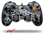 Scattered Skulls Black - Decal Style Skin fits Logitech F310 Gamepad Controller (CONTROLLER NOT INCLUDED)