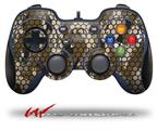 HEX Mesh Camo 01 Brown - Decal Style Skin fits Logitech F310 Gamepad Controller (CONTROLLER NOT INCLUDED)