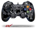 WraptorCamo Old School Camouflage Camo Black - Decal Style Skin fits Logitech F310 Gamepad Controller (CONTROLLER NOT INCLUDED)
