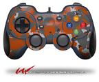 WraptorCamo Old School Camouflage Camo Orange Burnt - Decal Style Skin fits Logitech F310 Gamepad Controller (CONTROLLER NOT INCLUDED)