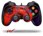 Alecias Swirl 01 Red - Decal Style Skin fits Logitech F310 Gamepad Controller (CONTROLLER NOT INCLUDED)