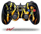 Metal Flames - Decal Style Skin fits Logitech F310 Gamepad Controller (CONTROLLER NOT INCLUDED)