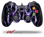 Metal Flames Purple - Decal Style Skin fits Logitech F310 Gamepad Controller (CONTROLLER NOT INCLUDED)