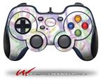 Neon Swoosh on White - Decal Style Skin fits Logitech F310 Gamepad Controller (CONTROLLER NOT INCLUDED)