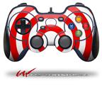 Bullseye Red and White - Decal Style Skin fits Logitech F310 Gamepad Controller (CONTROLLER NOT INCLUDED)