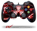 Radioactive Red - Decal Style Skin fits Logitech F310 Gamepad Controller (CONTROLLER NOT INCLUDED)