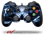 Radioactive Blue - Decal Style Skin fits Logitech F310 Gamepad Controller (CONTROLLER NOT INCLUDED)