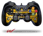 2010 Chevy Camaro Yellow - Black Stripes on Black - Decal Style Skin fits Logitech F310 Gamepad Controller (CONTROLLER NOT INCLUDED)