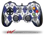 Argyle Blue and Gray - Decal Style Skin fits Logitech F310 Gamepad Controller (CONTROLLER NOT INCLUDED)
