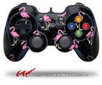 Flamingos on Black - Decal Style Skin fits Logitech F310 Gamepad Controller (CONTROLLER NOT INCLUDED)