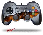 Ripped Metal Fire - Decal Style Skin fits Logitech F310 Gamepad Controller (CONTROLLER NOT INCLUDED)