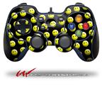 Smileys on Black - Decal Style Skin fits Logitech F310 Gamepad Controller (CONTROLLER NOT INCLUDED)