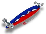 Ripped Colors Blue Red - Decal Style Vinyl Wrap Skin fits Longboard Skateboards up to 10"x42" (LONGBOARD NOT INCLUDED)