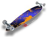 Halftone Splatter Orange Blue - Decal Style Vinyl Wrap Skin fits Longboard Skateboards up to 10"x42" (LONGBOARD NOT INCLUDED)