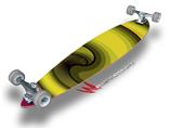Alecias Swirl 01 Yellow - Decal Style Vinyl Wrap Skin fits Longboard Skateboards up to 10"x42" (LONGBOARD NOT INCLUDED)