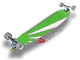 Rising Sun Japanese Flag Green - Decal Style Vinyl Wrap Skin fits Longboard Skateboards up to 10"x42" (LONGBOARD NOT INCLUDED)