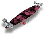 Skulls Confetti Pink - Decal Style Vinyl Wrap Skin fits Longboard Skateboards up to 10"x42" (LONGBOARD NOT INCLUDED)