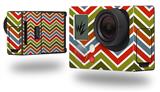 Zig Zag Colors 01 - Decal Style Skin fits GoPro Hero 3+ Camera (GOPRO NOT INCLUDED)