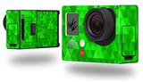 Triangle Mosaic Green - Decal Style Skin fits GoPro Hero 3+ Camera (GOPRO NOT INCLUDED)