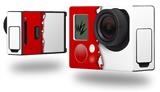 Ripped Colors Red White - Decal Style Skin fits GoPro Hero 3+ Camera (GOPRO NOT INCLUDED)
