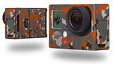 WraptorCamo Old School Camouflage Camo Orange Burnt - Decal Style Skin fits GoPro Hero 3+ Camera (GOPRO NOT INCLUDED)