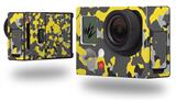 WraptorCamo Old School Camouflage Camo Yellow - Decal Style Skin fits GoPro Hero 3+ Camera (GOPRO NOT INCLUDED)