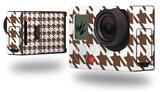 Houndstooth Chocolate Brown - Decal Style Skin fits GoPro Hero 3+ Camera (GOPRO NOT INCLUDED)