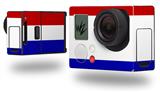 Red White and Blue - Decal Style Skin fits GoPro Hero 3+ Camera (GOPRO NOT INCLUDED)
