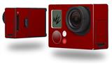 Solids Collection Red Dark - Decal Style Skin fits GoPro Hero 3+ Camera (GOPRO NOT INCLUDED)