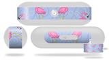 Decal Style Wrap Skin works with Beats Pill Plus Speaker Flamingos on Blue Skin Only (BEATS PILL NOT INCLUDED)