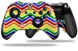 Zig Zag Rainbow - Decal Style Skin fits Microsoft XBOX One ELITE Wireless Controller (CONTROLLER NOT INCLUDED)