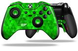 Triangle Mosaic Green - Decal Style Skin fits Microsoft XBOX One ELITE Wireless Controller (CONTROLLER NOT INCLUDED)