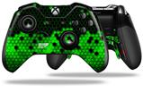 HEX Green - Decal Style Skin fits Microsoft XBOX One ELITE Wireless Controller (CONTROLLER NOT INCLUDED)