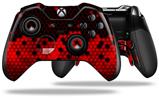 HEX Red - Decal Style Skin fits Microsoft XBOX One ELITE Wireless Controller (CONTROLLER NOT INCLUDED)