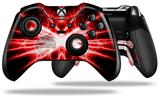 Lightning Red - Decal Style Skin fits Microsoft XBOX One ELITE Wireless Controller (CONTROLLER NOT INCLUDED)
