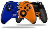 Ripped Colors Blue Orange - Decal Style Skin fits Microsoft XBOX One ELITE Wireless Controller (CONTROLLER NOT INCLUDED)