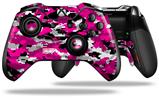 WraptorCamo Digital Camo Hot Pink - Decal Style Skin fits Microsoft XBOX One ELITE Wireless Controller (CONTROLLER NOT INCLUDED)